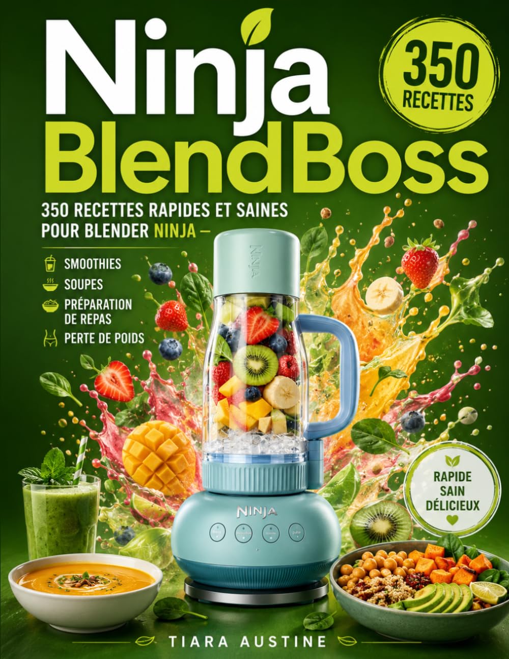 Ninja BlendBoss:: 350 recettes rapides et saines pour blender Ninja — smoothies, soupes, préparation de repas et perte de poids