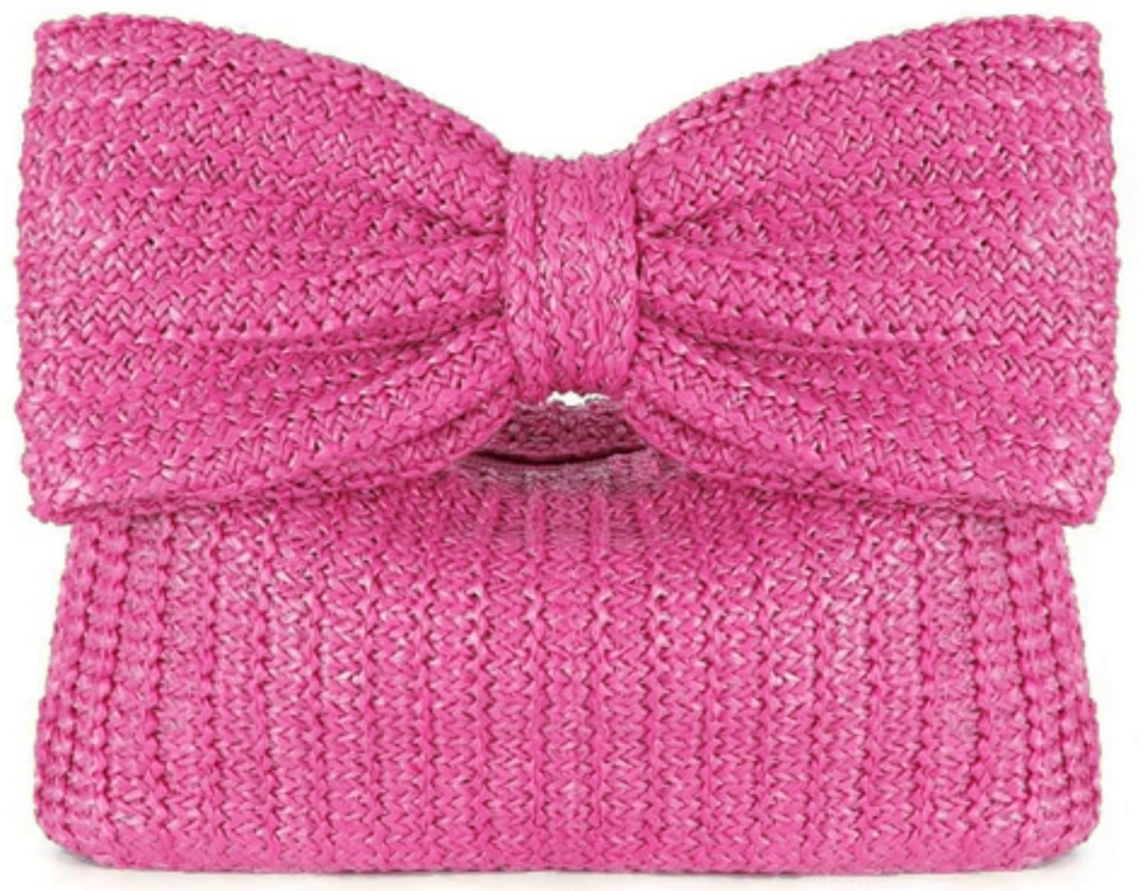 Women Bow Purse Summer Straw Woven Clutch Bag Handbags Vacation Beach Tote Formal Party Wedding 2025 New