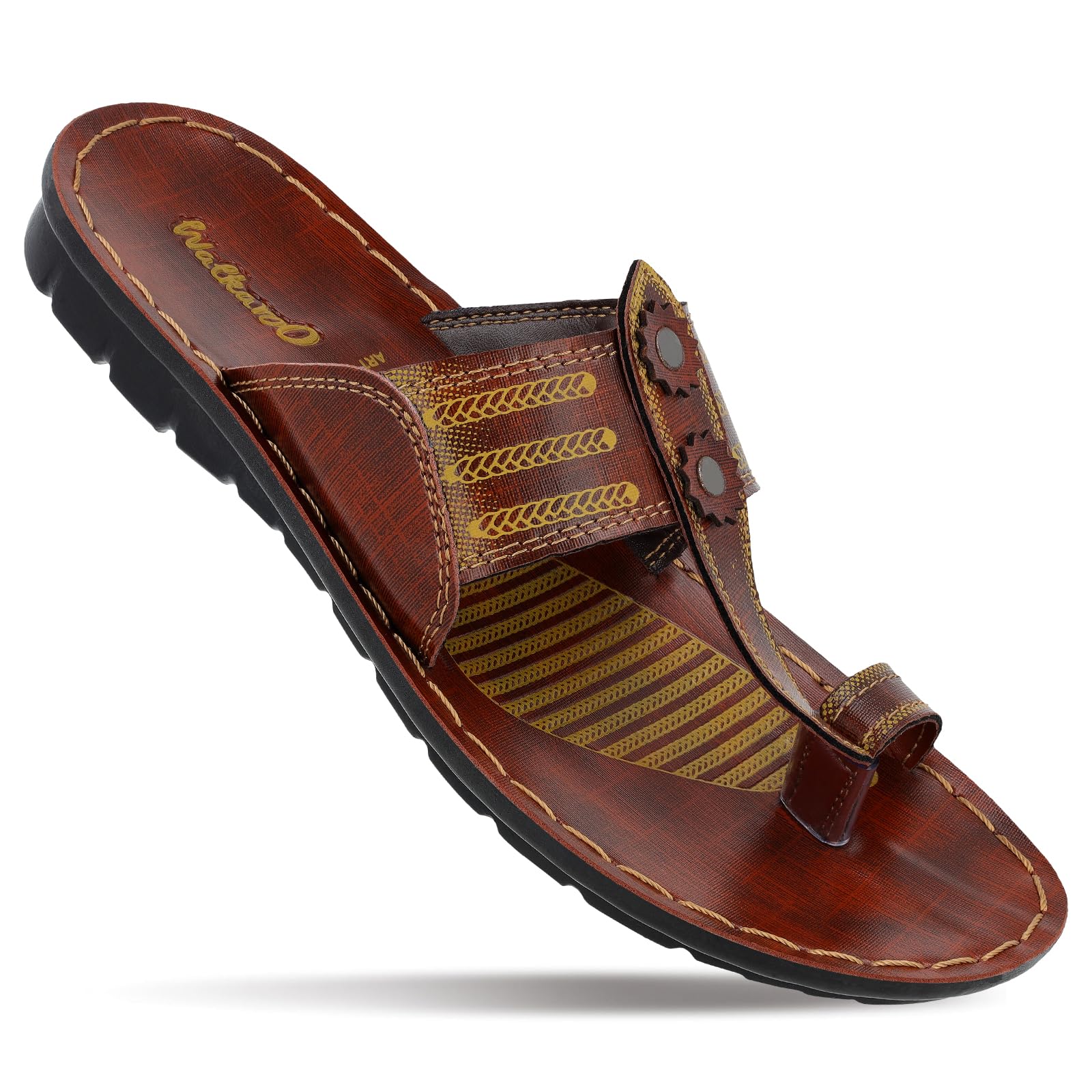 WALKAROO GG8211 Mens Casual Wear and Regular use Sandals - Brown (B0CNLY8D54) Amazon Price History, Amazon Price Tracker
