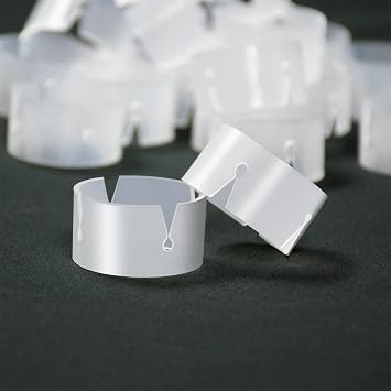 100pcs Ring Clips for Balloon Stand/Columns/Arches/Tower, Plastic Ties for Arch, Party Supplies Small Tools for Birthday/Wedding/Christmas/Halloween Decor