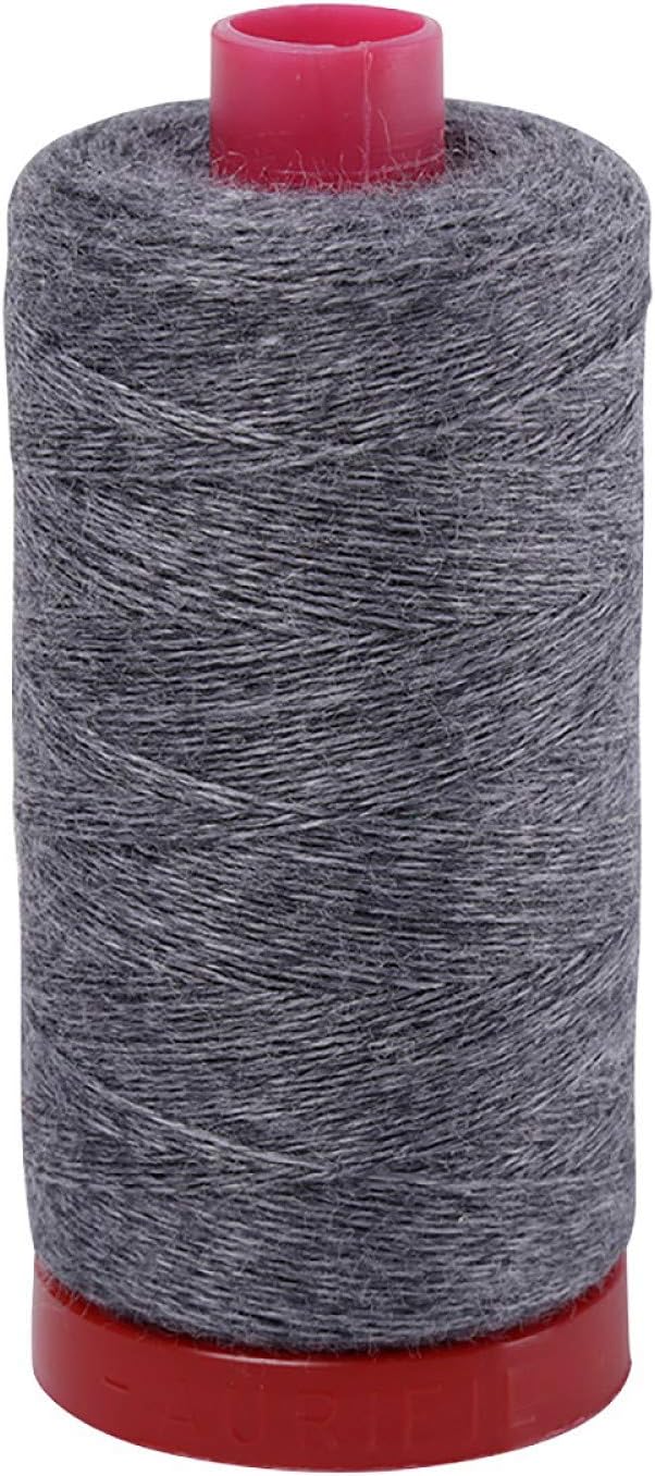 Aurifil Lana Wool Thread-12wt-383 yds Steele Gray 8082