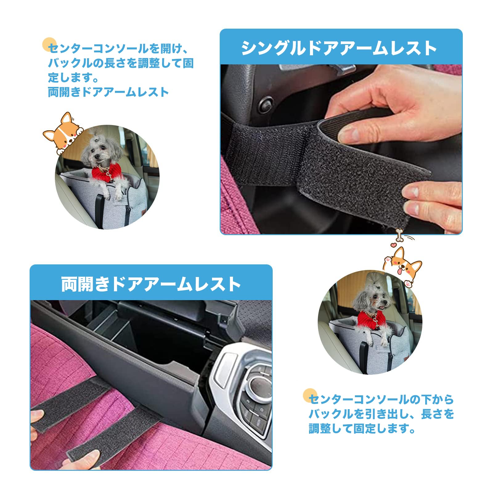 Amazon.co.jp: 犬 ドライブボックス ペット用 ドライブボックス 犬車用
