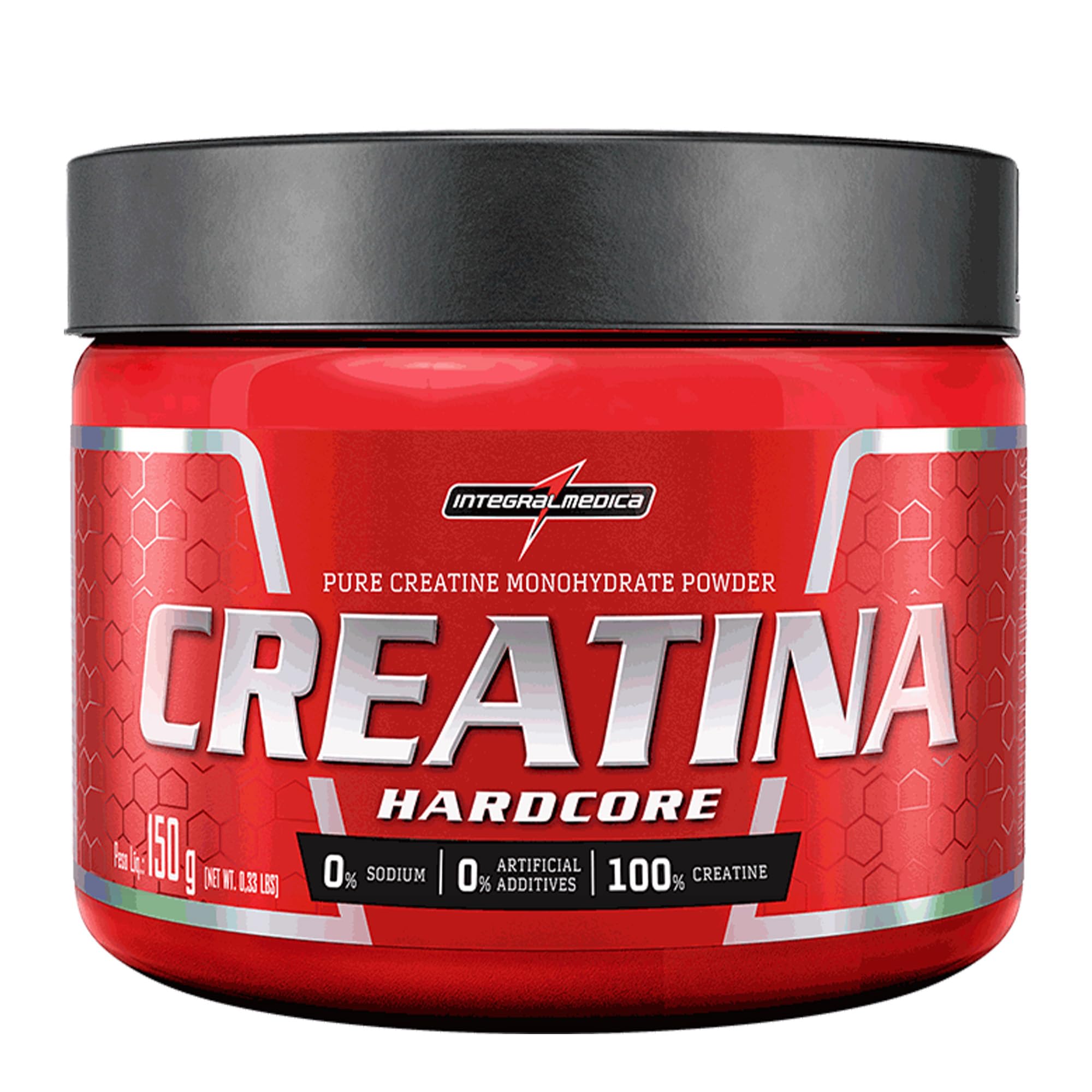 Integralmedica Creatina Hardcore 150g 100% Pura Monohidratada