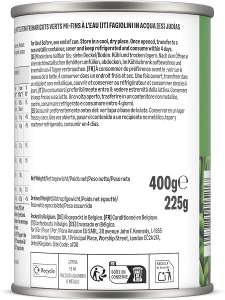 by Amazon Brechbohnen In Wasser, 400g - 3