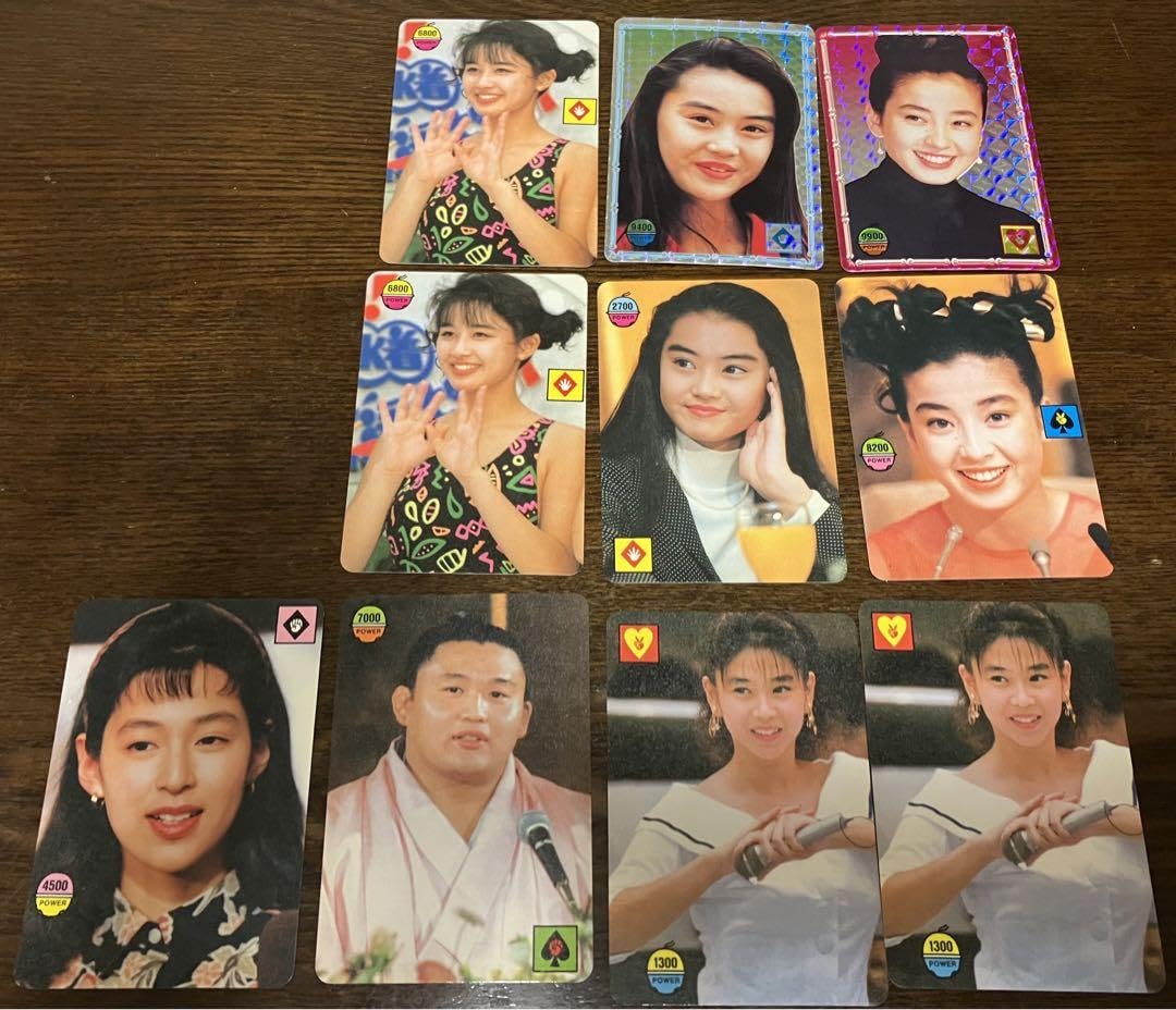 Amazon.co.jp: キラ有り 10枚 アイドルカード 当時物 レトロ 宮沢りえ