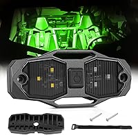 Vista 10 de ACEC SHOP Luz de Cúpula UTV de 12V Universal Montaje en Barra Antivuelco Luz LED de Cúpula UTV Luz Interior Utilidad Jaula Antivuelco Barra de Luz