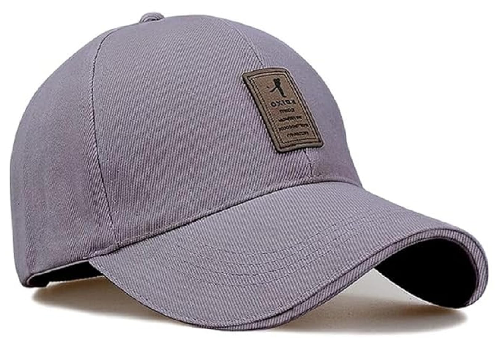 Men’s & Women’s Cotton Baseball Cap | Adjustable Solid Color Casual Sports Hat with Stylish Patch | Lightweight Outdoor Sun Protection Cap for Travel, Running, Golf 2