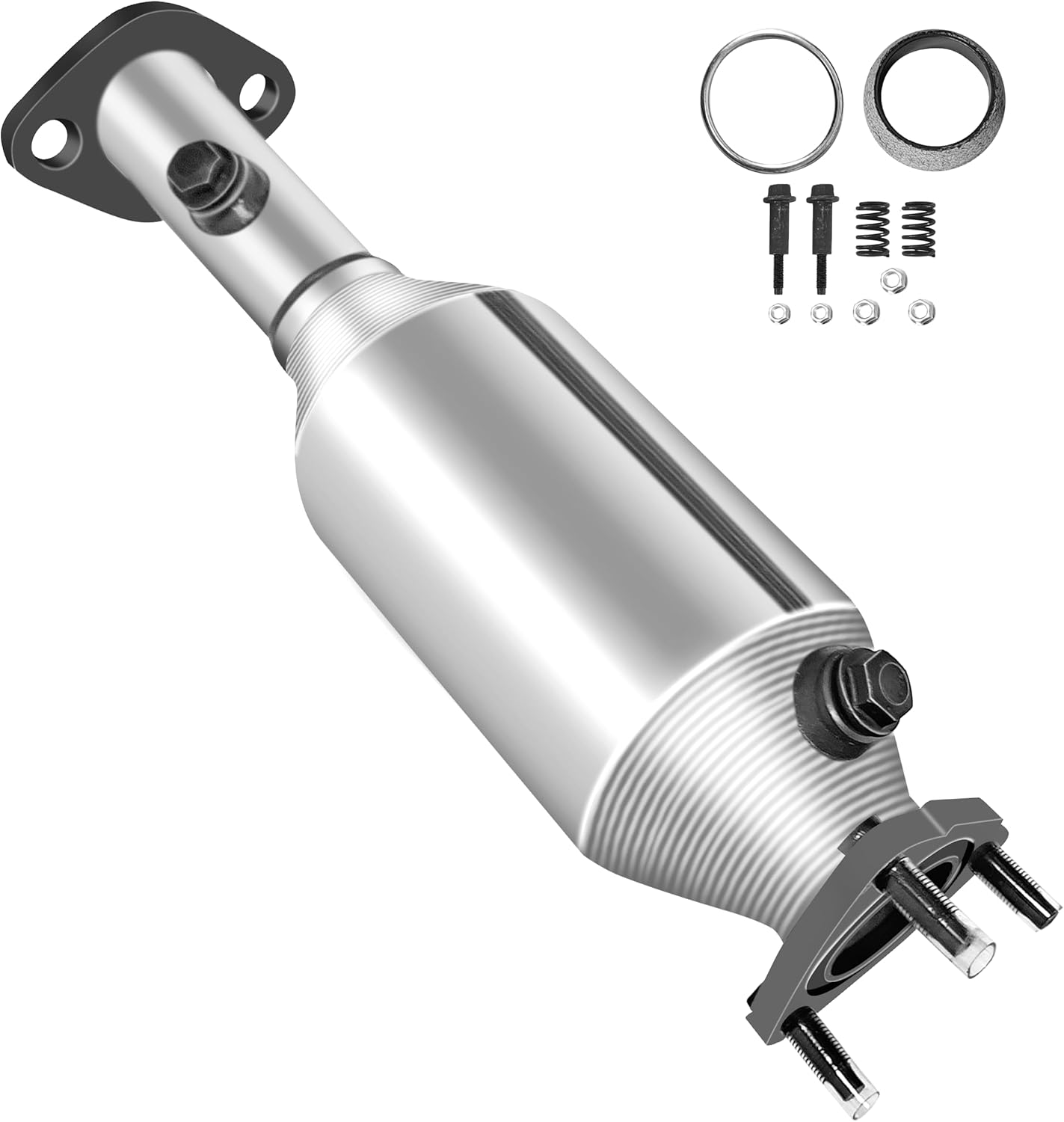 [Rear]FortunaFlow Catalytic Converter Compatible with Honda CR-V CRV 1997-2001 2.0L,Two Oxygen Sensor, Reference 642732,16387[EPA Compliant high flow+ Heat Shield]