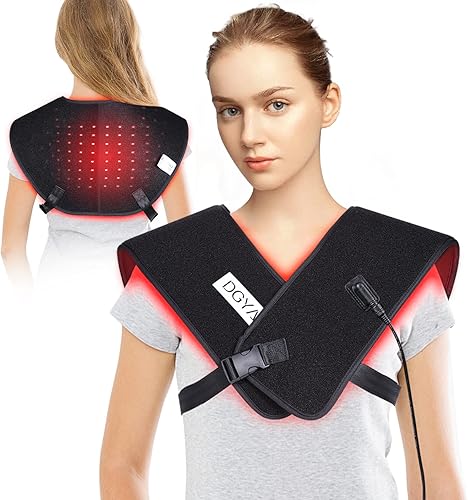DGXINJUN Terapia de luz roja para alivio del dolor de hombro espalda cuerpo dispositivos de terapia de luz infrarroja 850 nm articulaciones