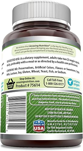Miniatura 3 de Amazing Formulas Bitter Melon Complex Supplement  2500 Mg Per Serving  200 Veggie Capsules  Non-GMO  Gluten Free  Made in USA