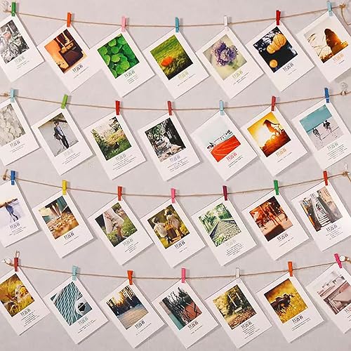 Miniatura 5 de 100 pinzas pequeñas de madera negras resistentes para ropa seca en tendedero, clips para bolsas, manualidades, fotos, hogar, escuela, manualidades