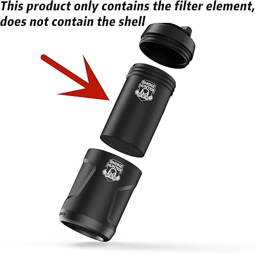 Miniatura 8 de Smoke Hunter Filtro de aire personal 2.0 con elemento de filtro reemplazable, adecuado para el hogar y el automóvil, ideal para regalar (Smoke
