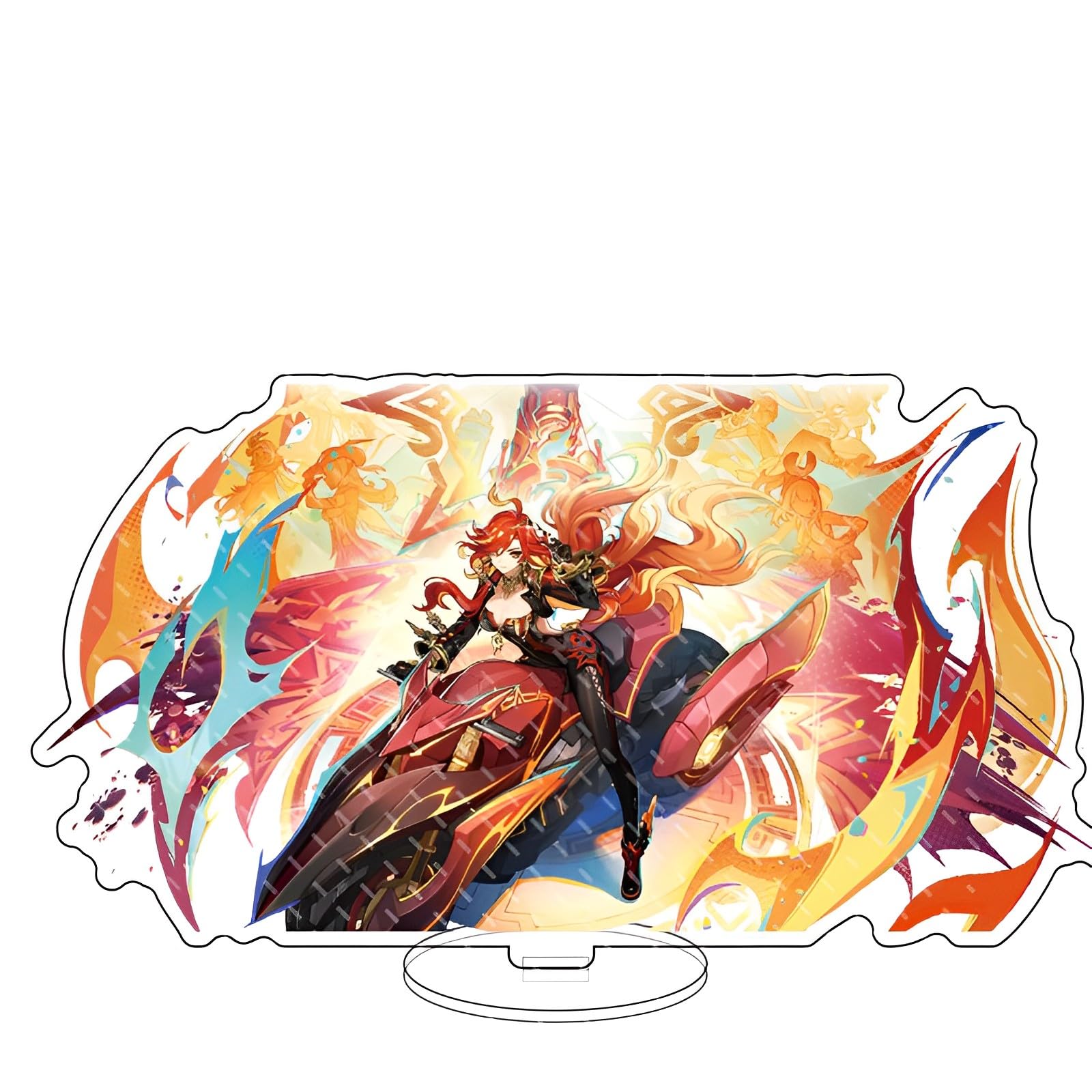 Genshin Impact Natlan Acrylic Stand Figure Standee Acrylic Display Character Decorations for Anime Fans (Mavuika)