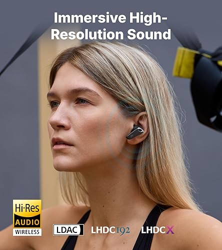 Miniatura 4 de Edifier NeoBuds Plus - Auriculares con cancelación activa de ruido de 48 dB, armadura equilibrada y controlador dinámico de 0.394 in, sonido de alta