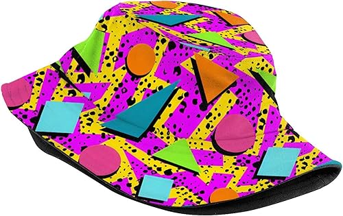 Miniatura 6 de Sombreros retro de moda de los años 80 y 90 para mujeres y hombres, traje de fiesta de festival rave