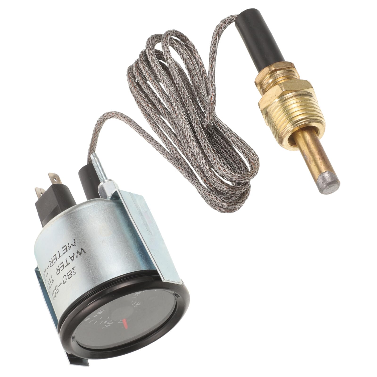 Healeved Misuratore Temperatura Acqua 52 MM Sensore, Doppia Scala, Installazione Facile, per Auto e Fai da Te, Letture Precise