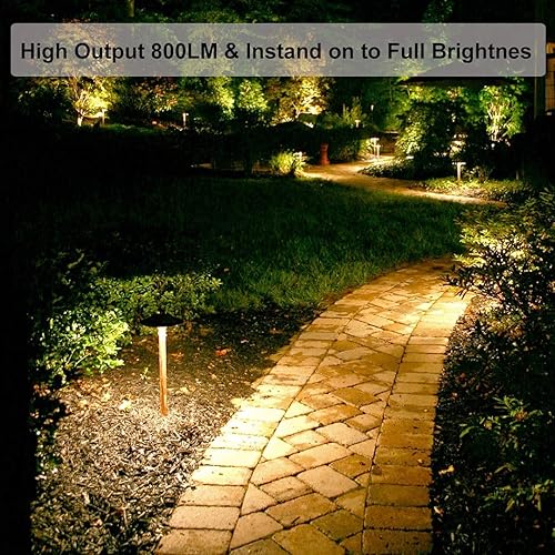 Miniatura 4 de Vinaco Bombilla MR16, paquete de 10 bombillas halógenas MR16 de 50 W, base GU5.3, 800 lm de alto rendimiento MR16 12V 50 W halógeno, 2800 K blanco