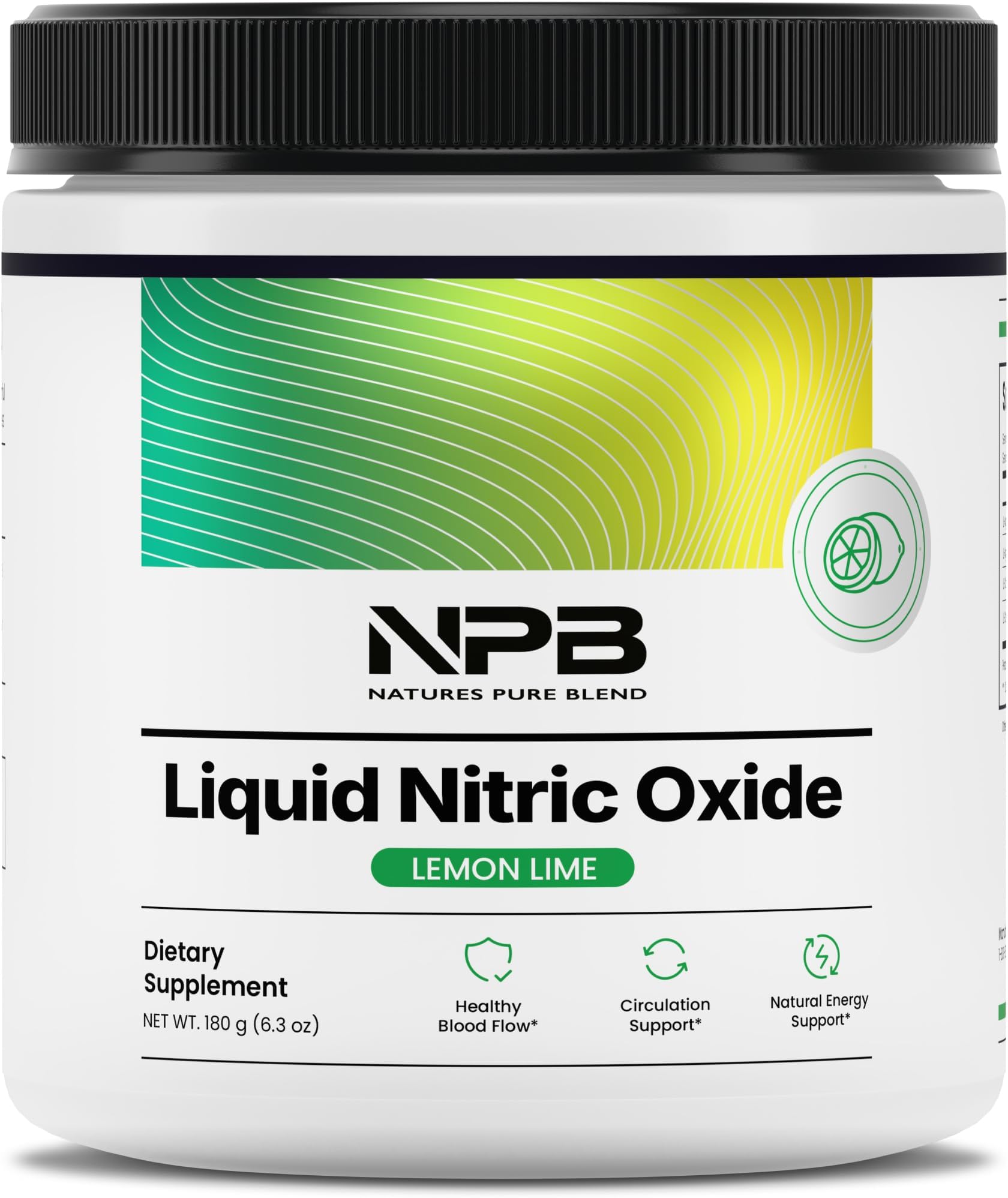 Nature's Pure Blend Liquid Nitric Oxide Supplements for Men – L-Arginine Powder – Nitric Oxide Booster & Circulation Supplement – Blood Flow Support, L Arginine and L Citrulline – 5000 MG