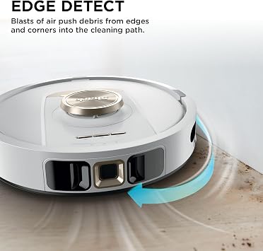 Shark Stratos | 2-in-1 Robot Vacuum & Mop for Carpets & Hard Floors | Powerful Suction & Mopping for Pet Hair | Self-Empty & Self-Clean NeverTouch Base | 60-Day Capacity | HEPA | White | AV2700ZE