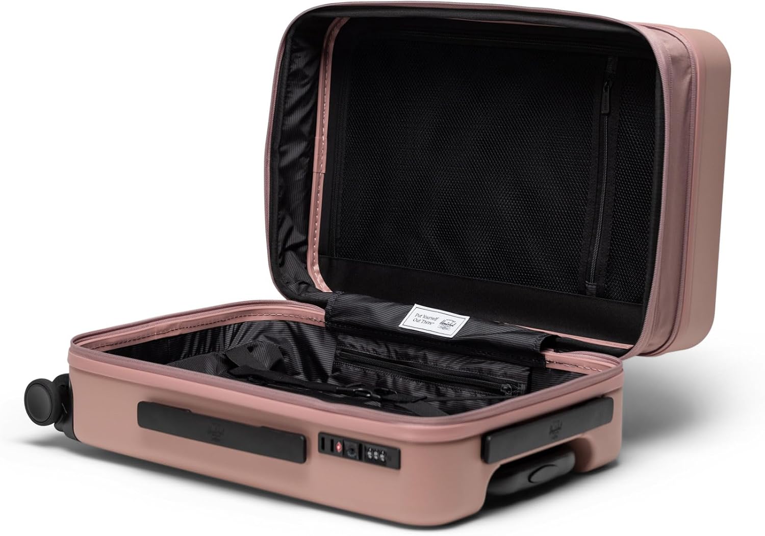 Herschel Supply Co. Unisex, Heritage™ Hardshell Large Carry-On Luggage EXP, Ash Rose, One Size