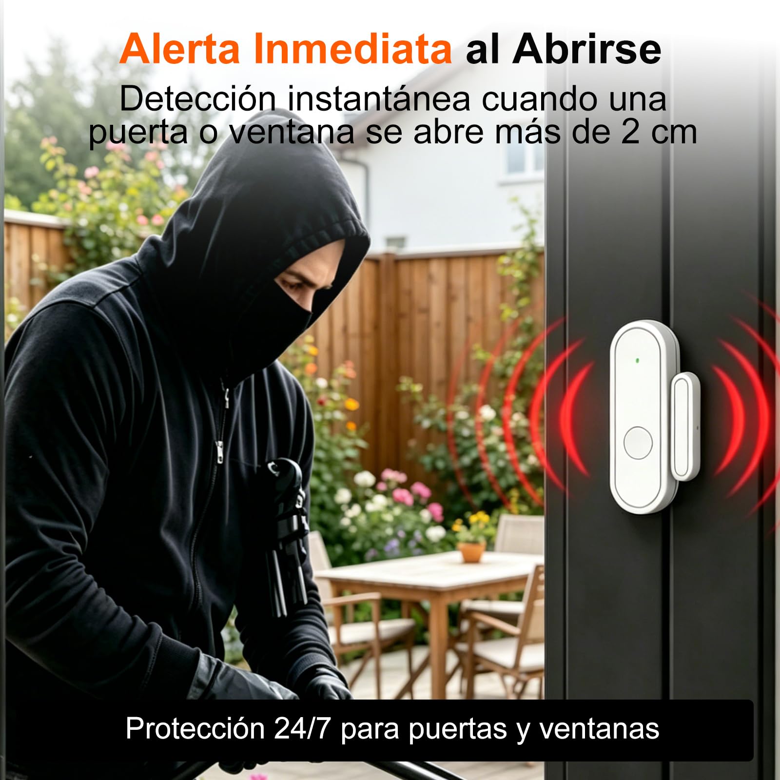 XUK Alarmas para Casa 4G + WiFi, Kit Alarma Casa Sin Cuotas ni Suscripción | Pantalla táctil de 4,3", detectores de apertura y movimiento incluidos, app Tuya Smart, compatible con Alexa y Google