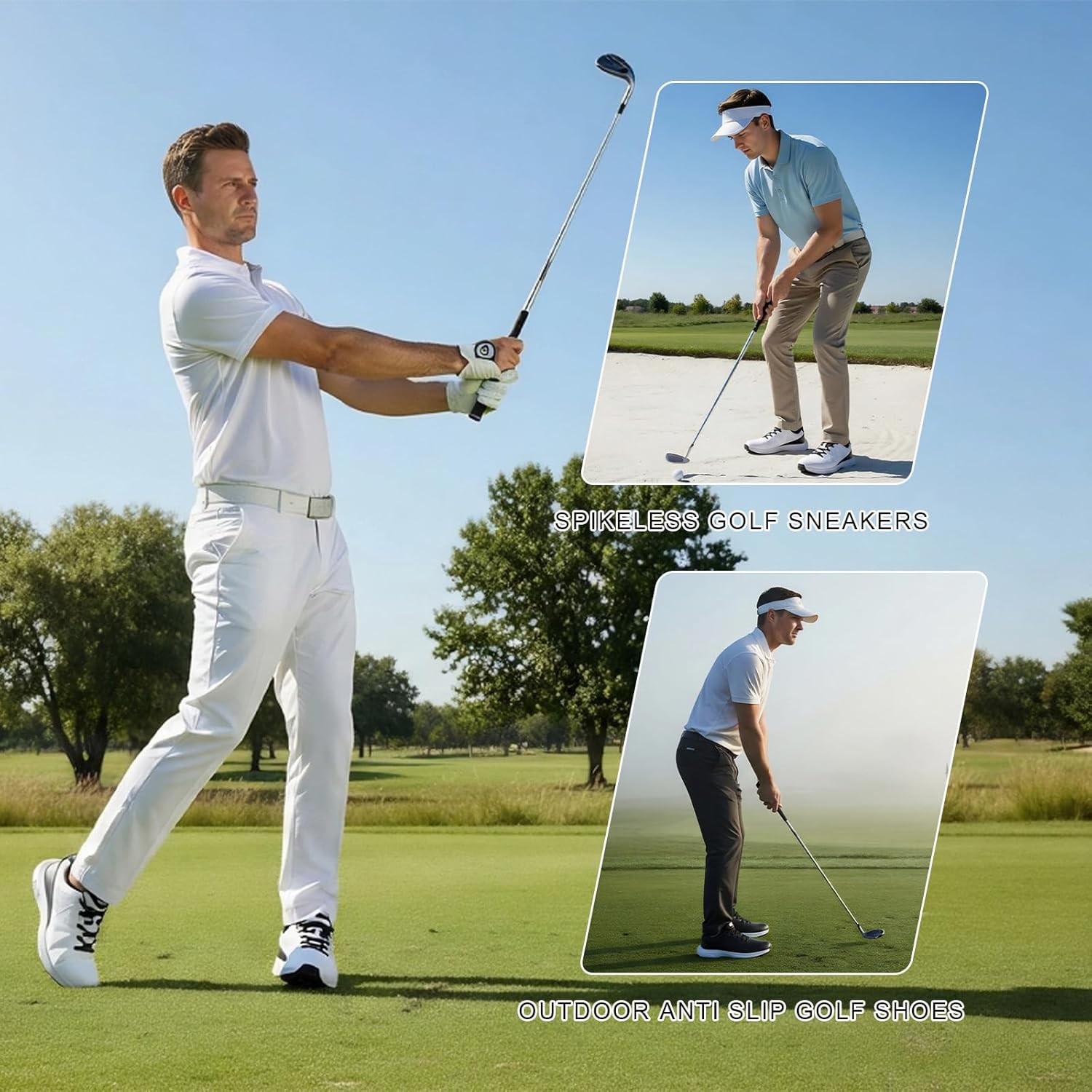 Golf Shoes Men Spikeless Lightweight Mens Golf Shoe - Image 6