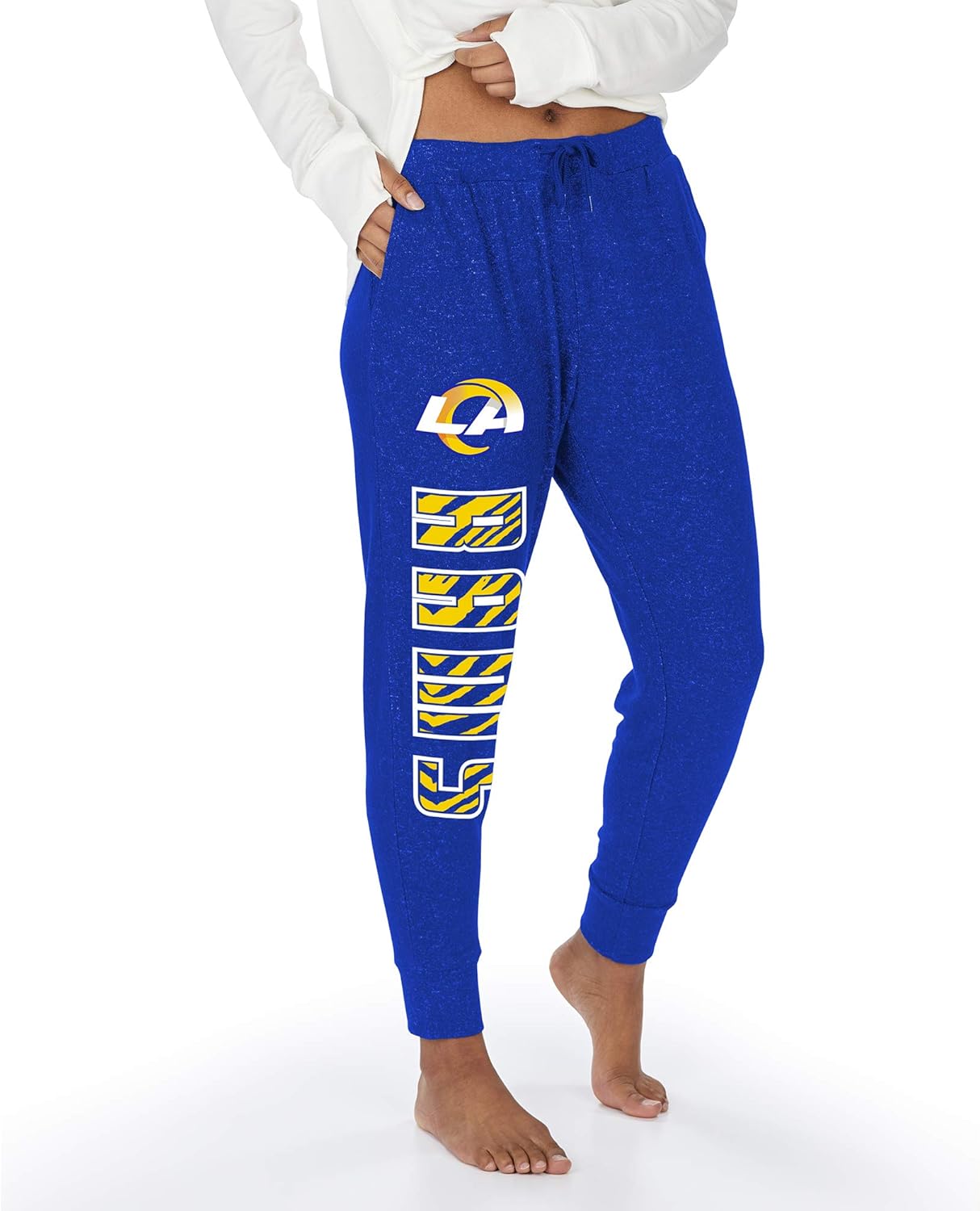 Zubaz NFL Women's Soft Marled Jogger Sweatpants (X-Small - 3X-Large)