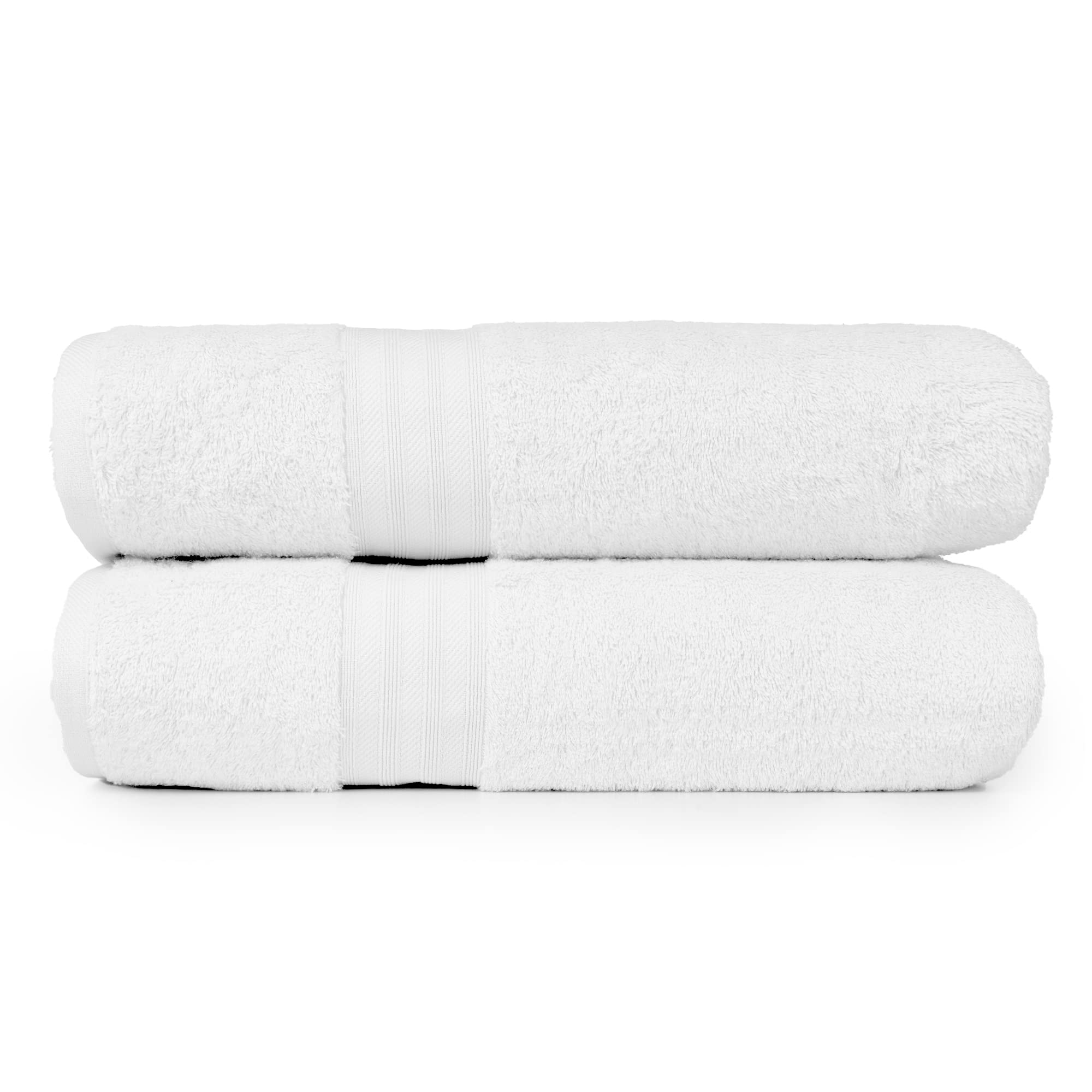 Cleanup Towels Bath Sheet Towel Set of 2, Extra Large 90cmx170cm,550 GSM Ultra Thick Premium Terry Cotton Highly Absorbent Towels for Bathroom, Shower and Home