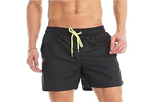 Faded Glory Men's Quick Dry Swim Trunks: Experience a Splash of Style!