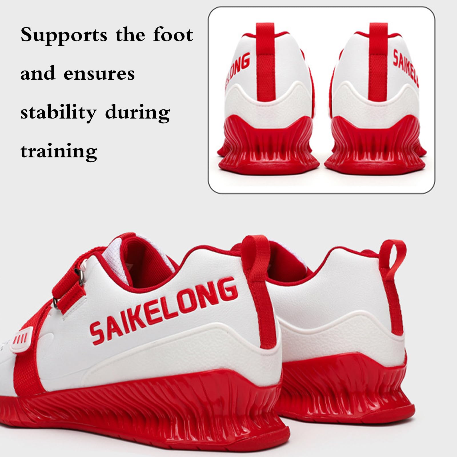 Scarpe Powerlifting,Scarpe Sollevamento Pesi Uomo,Scarpe da Stacco Uomo Donna,Scarpe da Cross Trainer,Antiscivolo E Stabili,Morbido,Flessibile,per Palestra Indoor Sollevamento Pesi