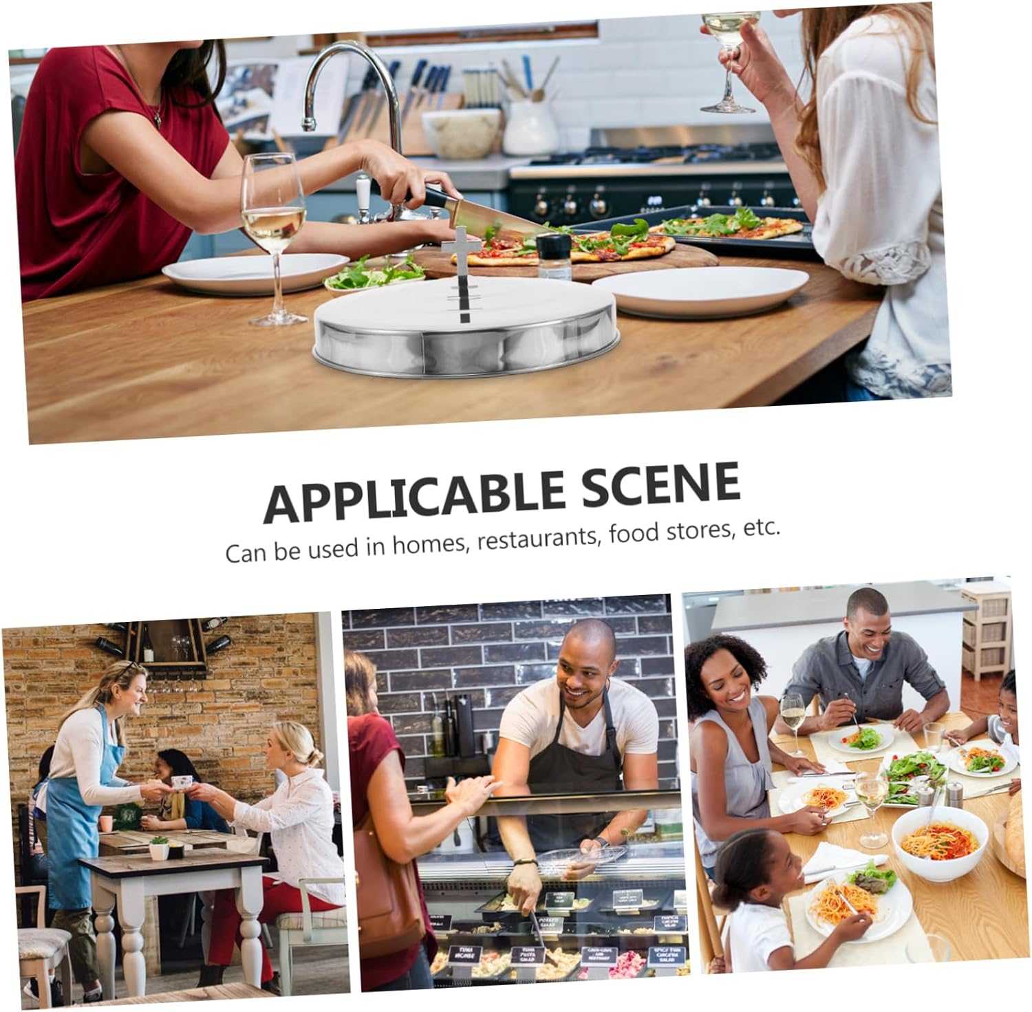 BESTOYARD Portable Stainless Steel Communion Plate Elegant Metal Dish for Table Decor Multi-function Party Tray for Churches and Homes and Reusable Sophisticated Design for Communion