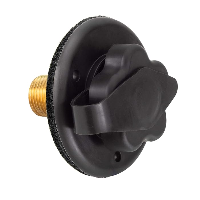 Buy RecPro RV City Water Fill Inlet Black Optional Hose Elbow and