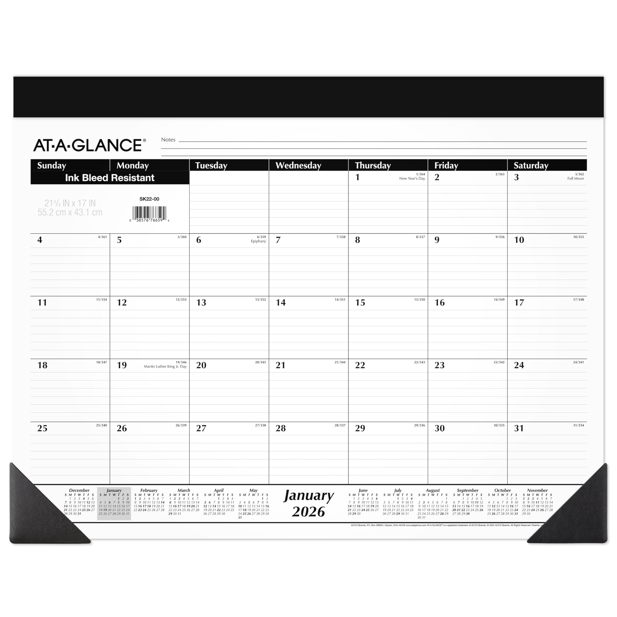 At a glance calendar