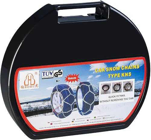 à neige XXL pour pneus 225/55 R19 avec boîte de transpor Chaînes