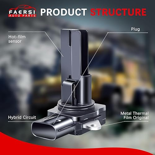 Miniatura 4 de FAERSI Medidor de sensor de flujo de aire masivo MAF 22680-AA380 compatible con 2009-2014 Forester 2008-2014 Impreza 2008-2014 Legacy 2008-2014