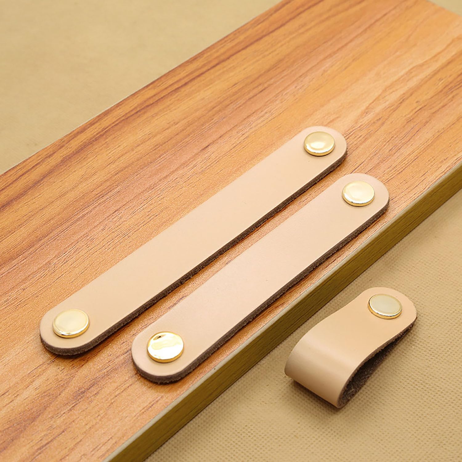 10 Pezzi Maniglie Per Mobili In Pelle, Manigliee Per Porte In Pelles, Mobili Con Maniglies In Pellee, Pomelli Per Mobili In Pelle Pu, Raffinati Accessori Per La Decorazione, Con Accessori a Vite