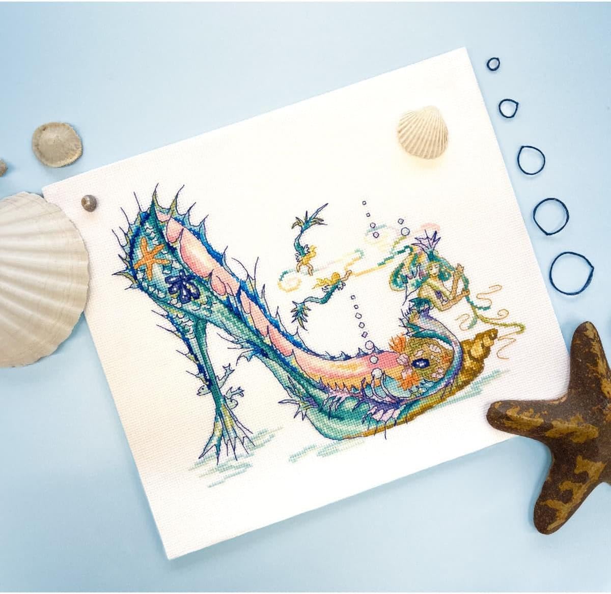 Bothy Threads Counted Cross Stitch Kit - The Siren