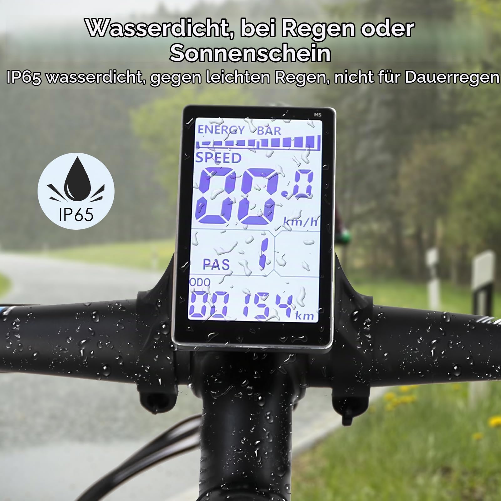 LCD-Display für Elektrofahrräder, 24 V, 36 V, 48 V, 60 V, Universal-E-Scooter M5, E-Fahrrad-Display, Messgerät, Bedienfeld, Wasserdicht, 5-poliger Elektro-Scoo