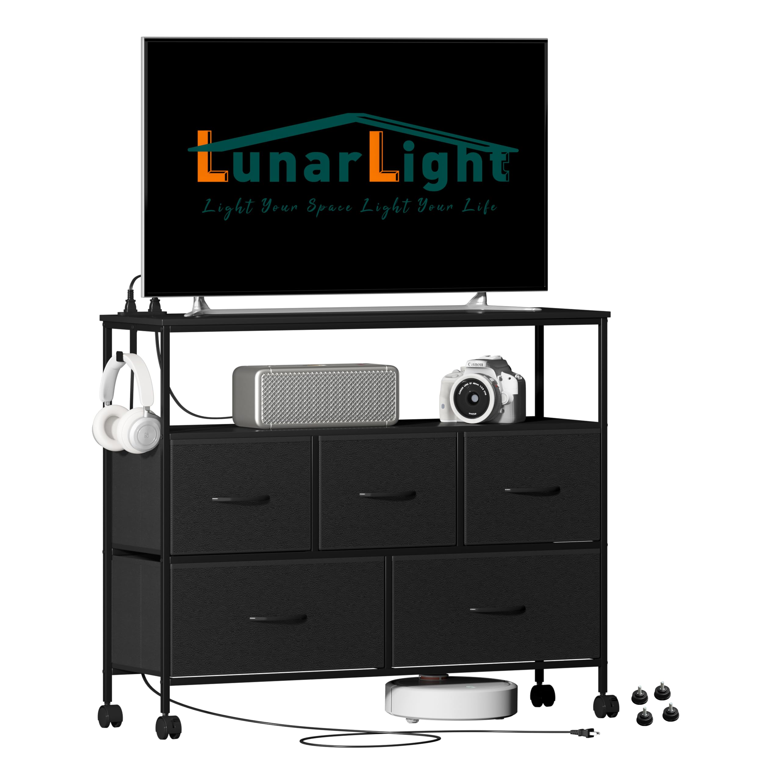 LunarLight チェスト タンス サイズ幅114.5高さ79㎝ ホワイト LunarLight チェスト タンス サイズ幅114.5高さ79㎝ ホワイト