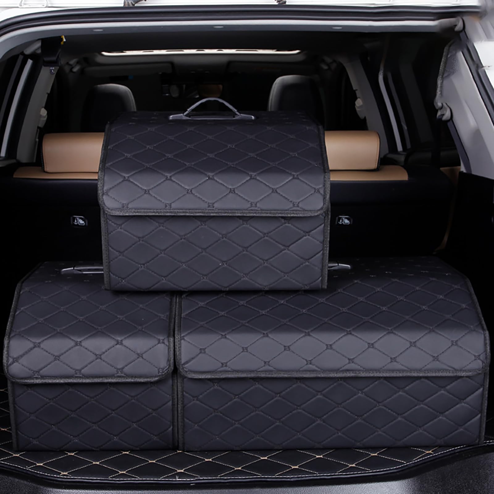 Organizer Auto per Breeze 2019 2020 2021 2022 2023 2024, Auto Borse per Bagagliaio Contenitore Pieghevole Organizzatore di Immagazzinaggio Accessori,A-30 * 30 * 54