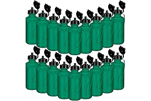 Zubebe 36 Pcs Sports Water Bottles: Hydration On-The-Go for Kids and Adults!