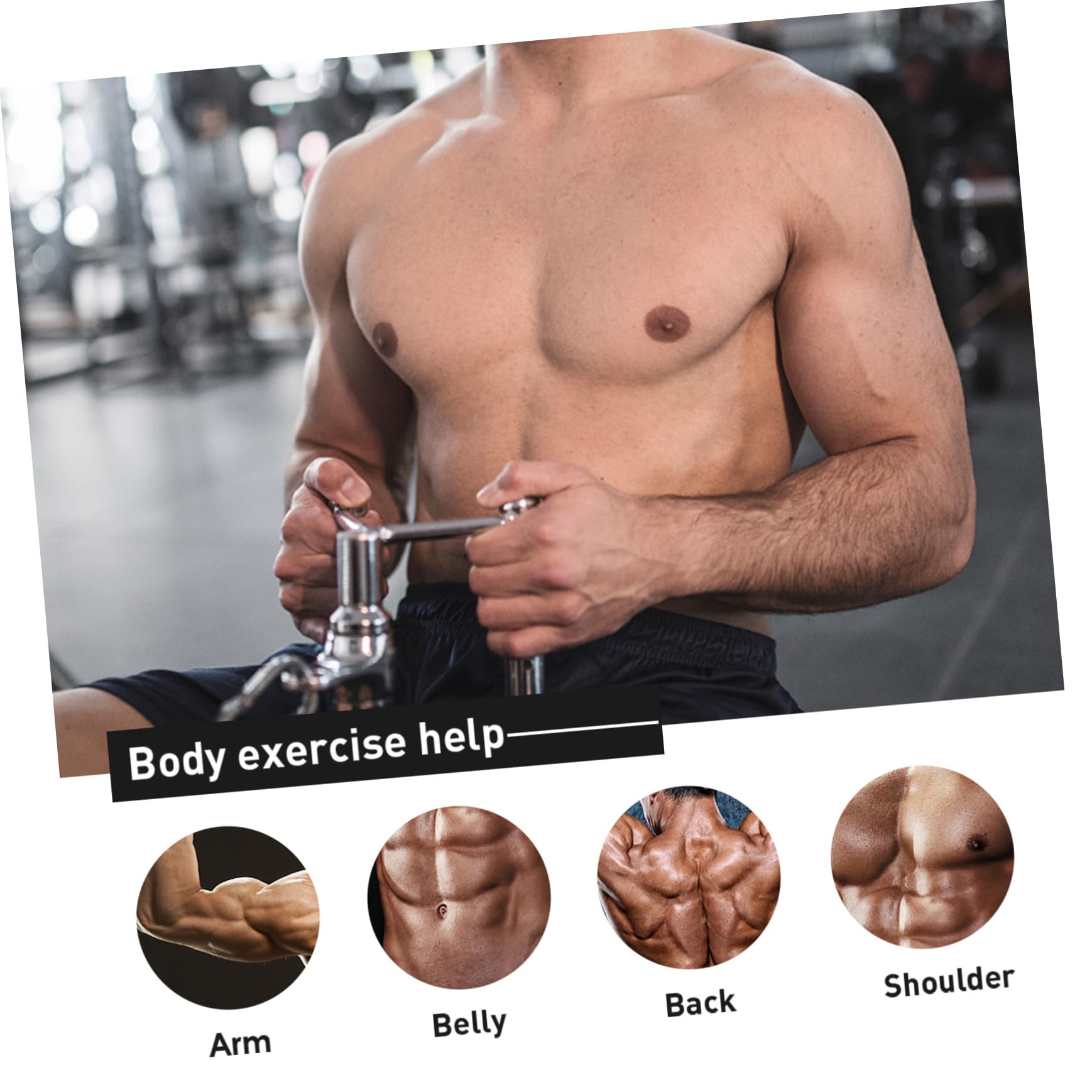 Didiseaon 1 Pc Tirante Barra De Poder Barra De Entrenamiento De Bíceps Barra De Prensa De Tríceps hacia Abajo Brazo Tríceps De Polivinilo Aptitud Física Barra De Ejercicio Familiar