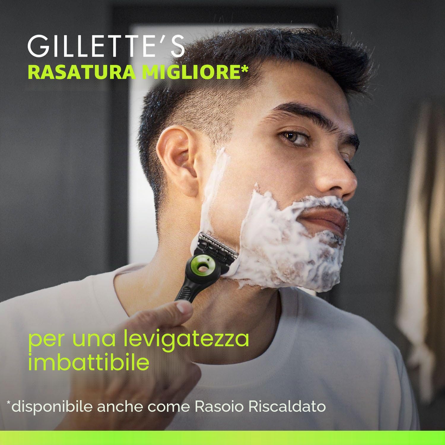 Gillette Lame di rasoio, 6 pezzi, adatte per GilletteLabs con barra esfoliante e rasoio riscaldato, lame di rasoio Gillette