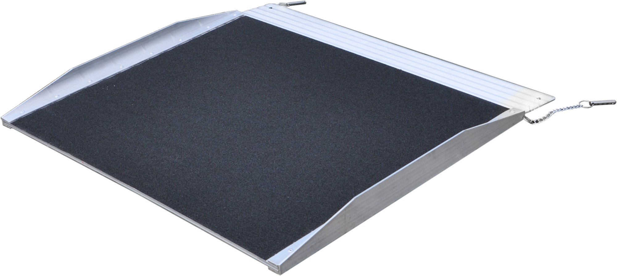 Aluminiowa rampa dla wózków inwalidzkich, rampa najazdowa do wózków inwalidzkich, 122 cm