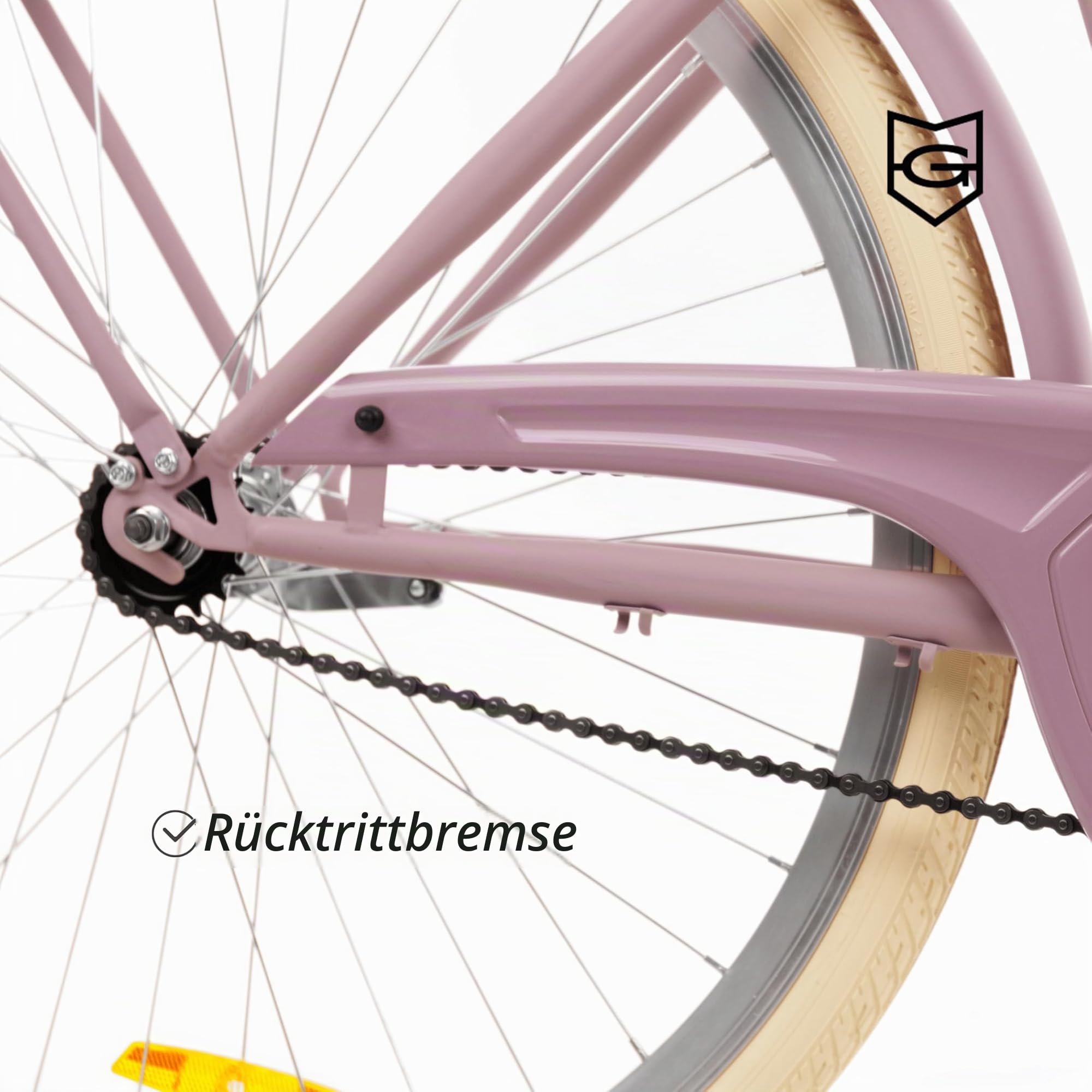 Goetze Style 26 Zoll Damen Citybike im Hollandrad-Look, 1-Gang