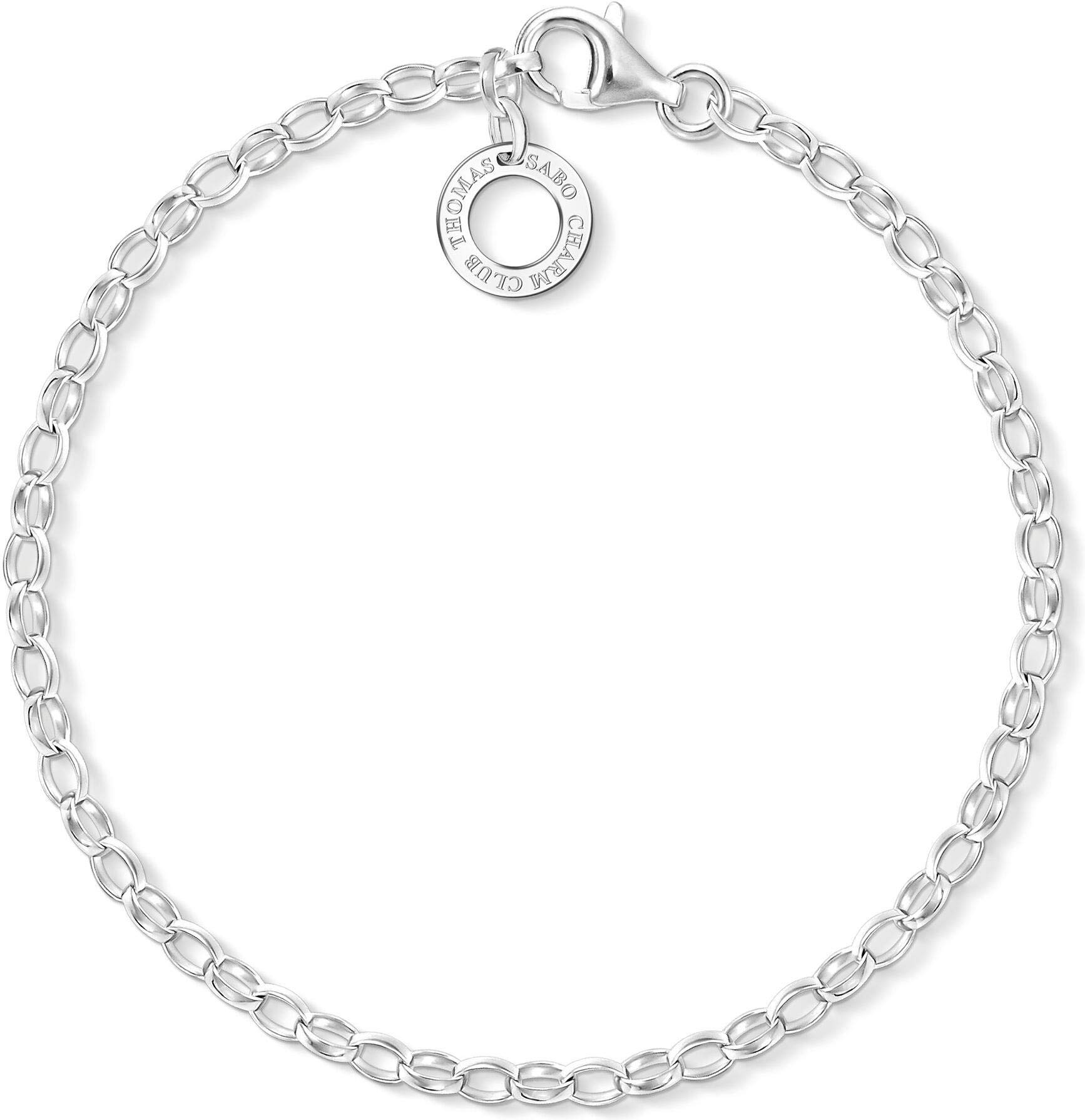 Bransoletka z zawieszką Thomas Sabo Klasyczna 925 srebro X0163-001-12