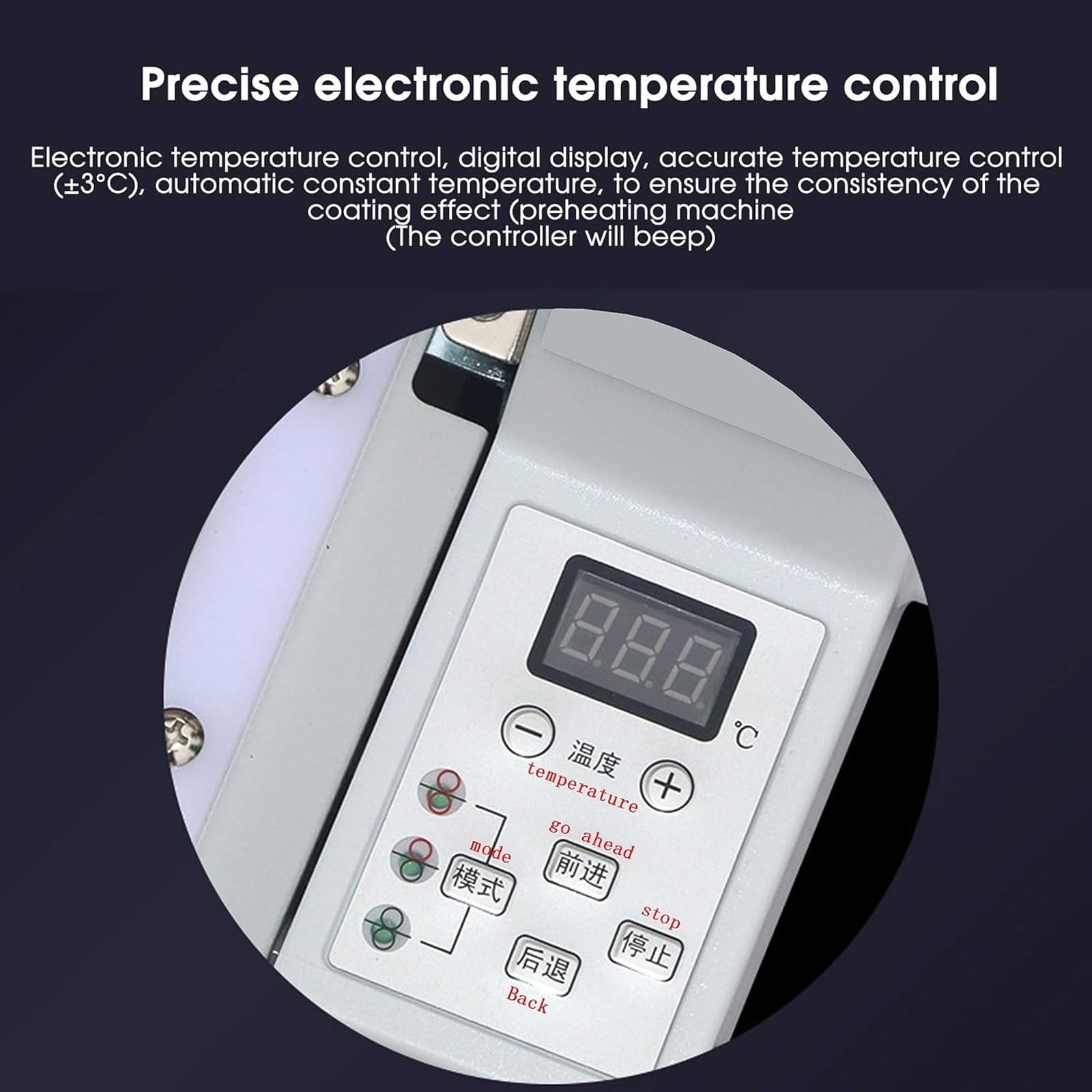 Automatyczny Laminator Termiczny Z Wyświetlaczem Cyfrowym I Regulacją Temperatury Do Użytku W Biurze, Domu I Szkole