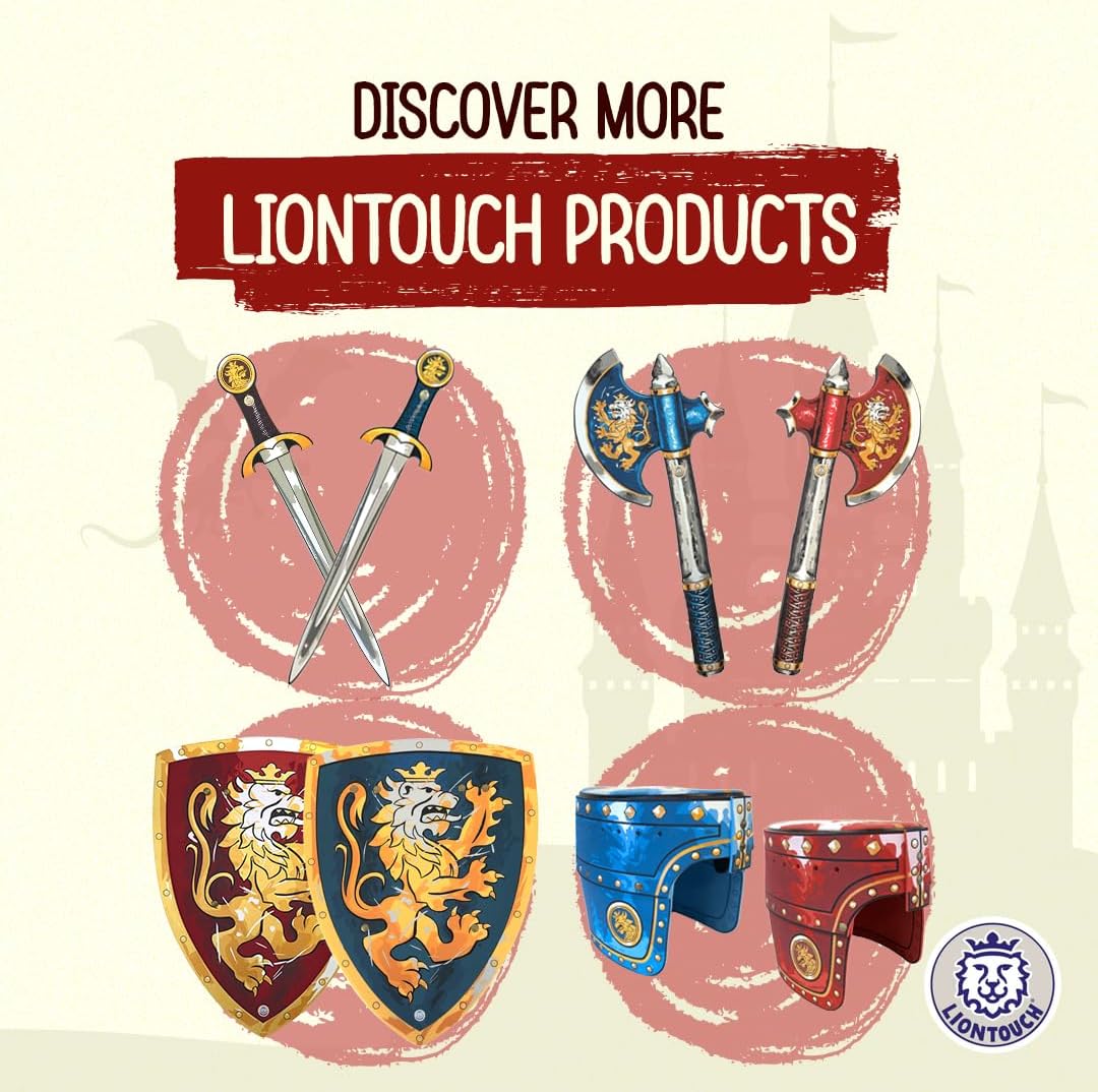 Liontouch Medieval Noble Knight Satin Toy Cape for Kids | Part of A Kid's Costume Line - Image 6