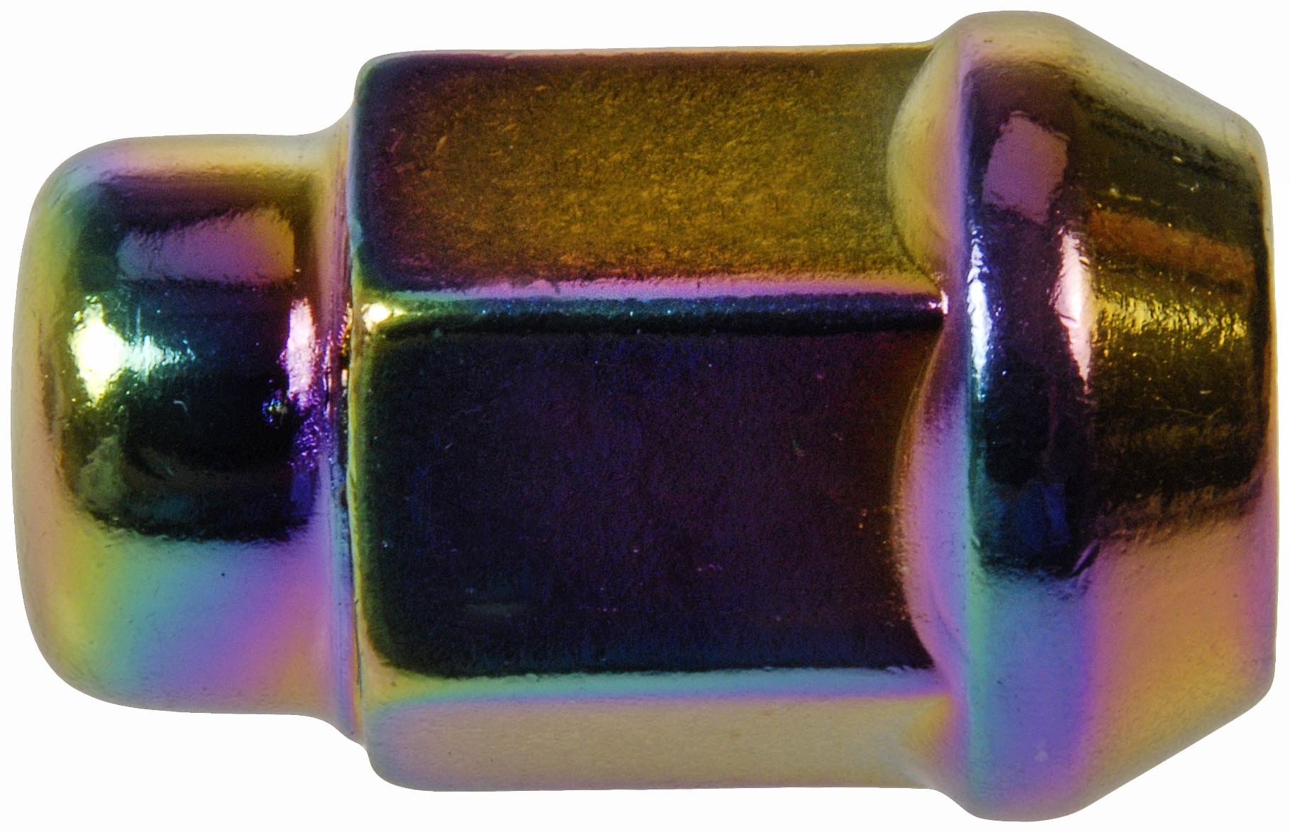 Dorman 711-235G - Paquete de 16 tuercas de rueda neocromadas y 4 tuercas de bloqueo con llave, tamaño de rosca de 1/2 pulgada -20