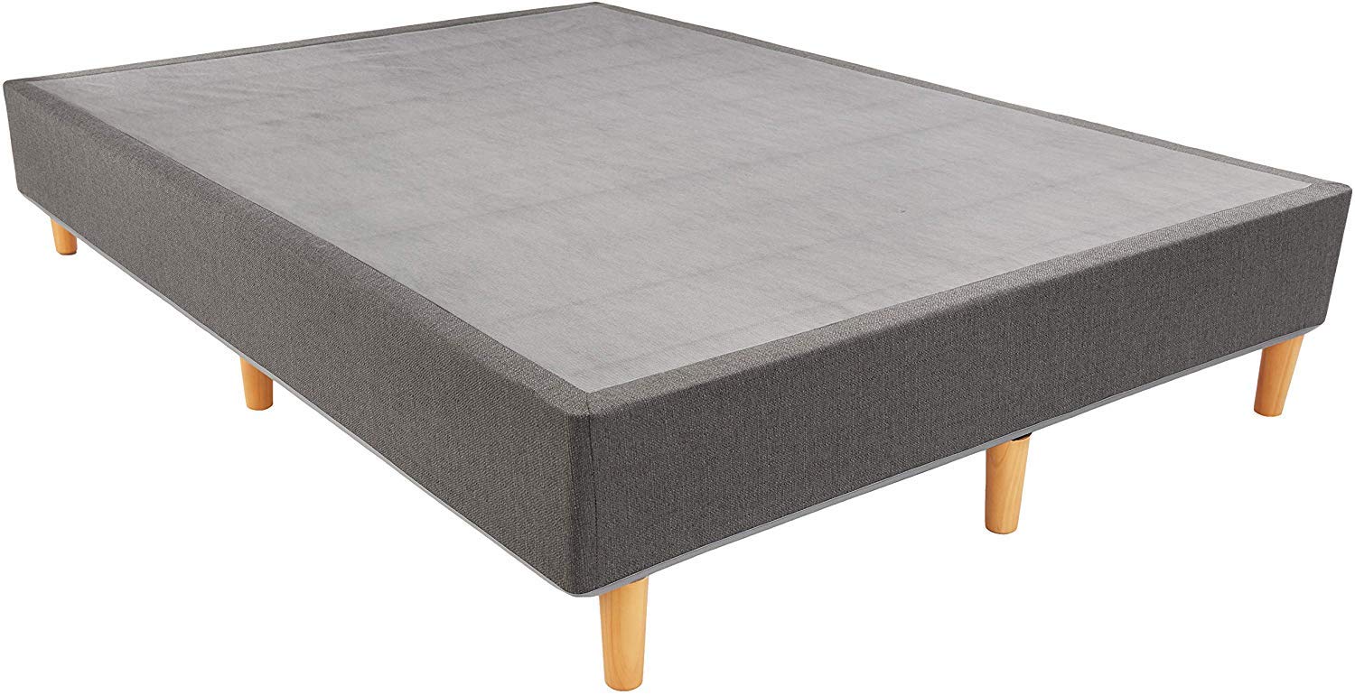 Amazon Com Amazon Basics Premium Foldable Mattress Foundation Box Spring With Steel Slats And Wood Legs Tools Free Assembly Queen Furniture Decor Amazon Com Amazon Basics Premium Foldable Mattress Foundation Box Spring With Steel Slats And Wood Legs Tools Free Assembly Queen Furniture Decor